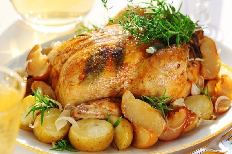 Картошка с курицей картинки