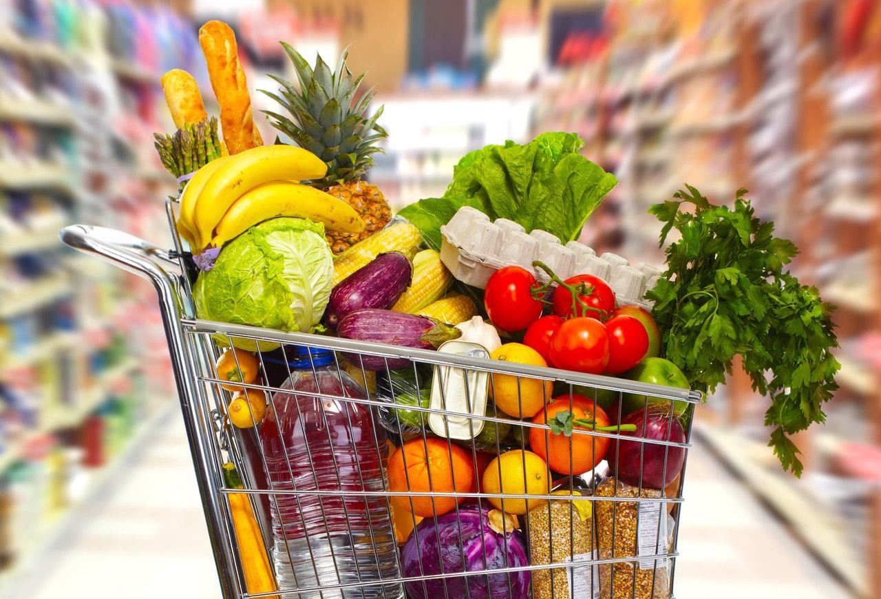 Магазин с продуктами картинка