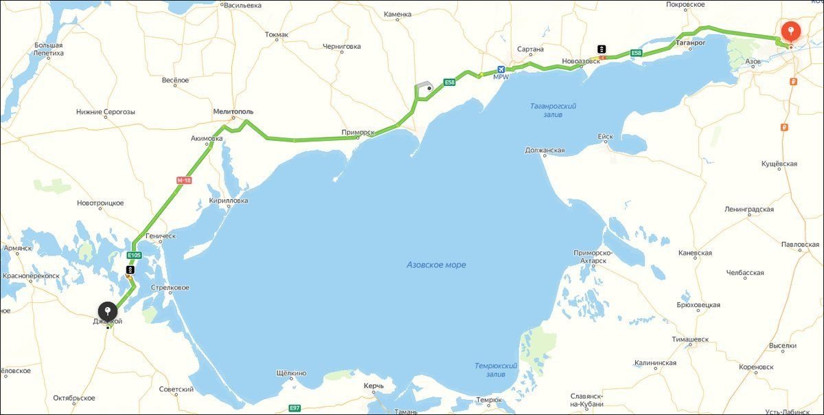 Крым дорога 2023