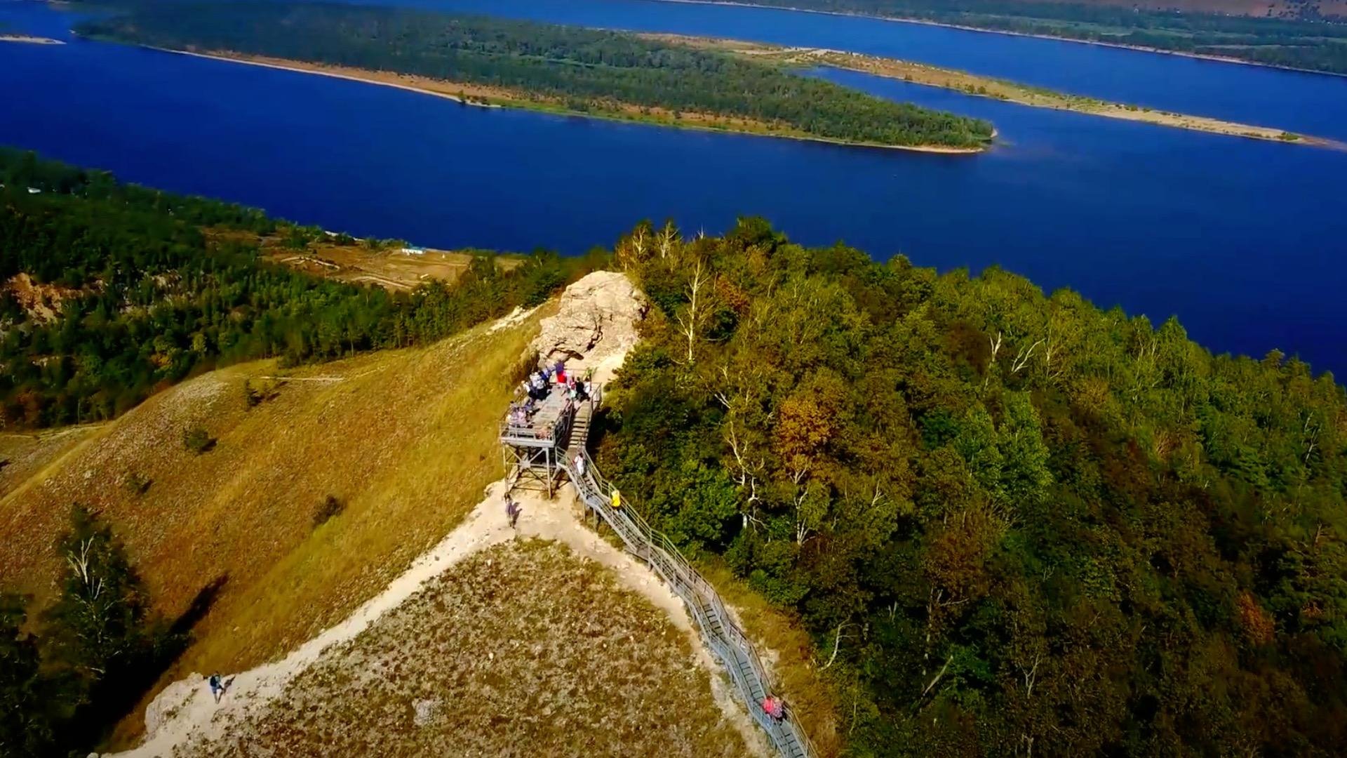 Гора Стрельная Самарская лука Жигулевские горы