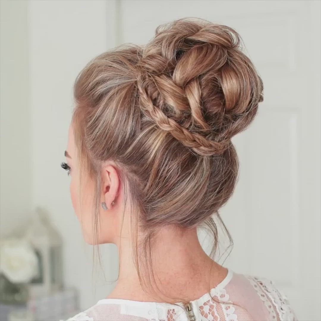Прическа на выпускной воздушное плетение prom hairstyle