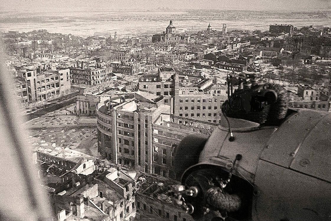 Разрушенный Воронеж 1943