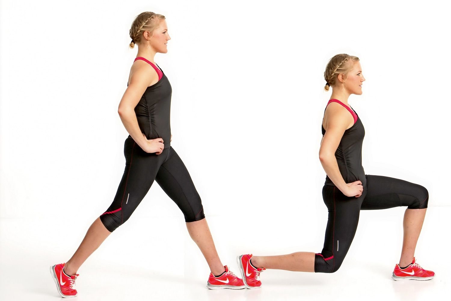 Упражнение выпады вперед. Сплит приседания с выпрыгиванием. Под выпад. Диагональные выпады. Упражнение выпады вперед.