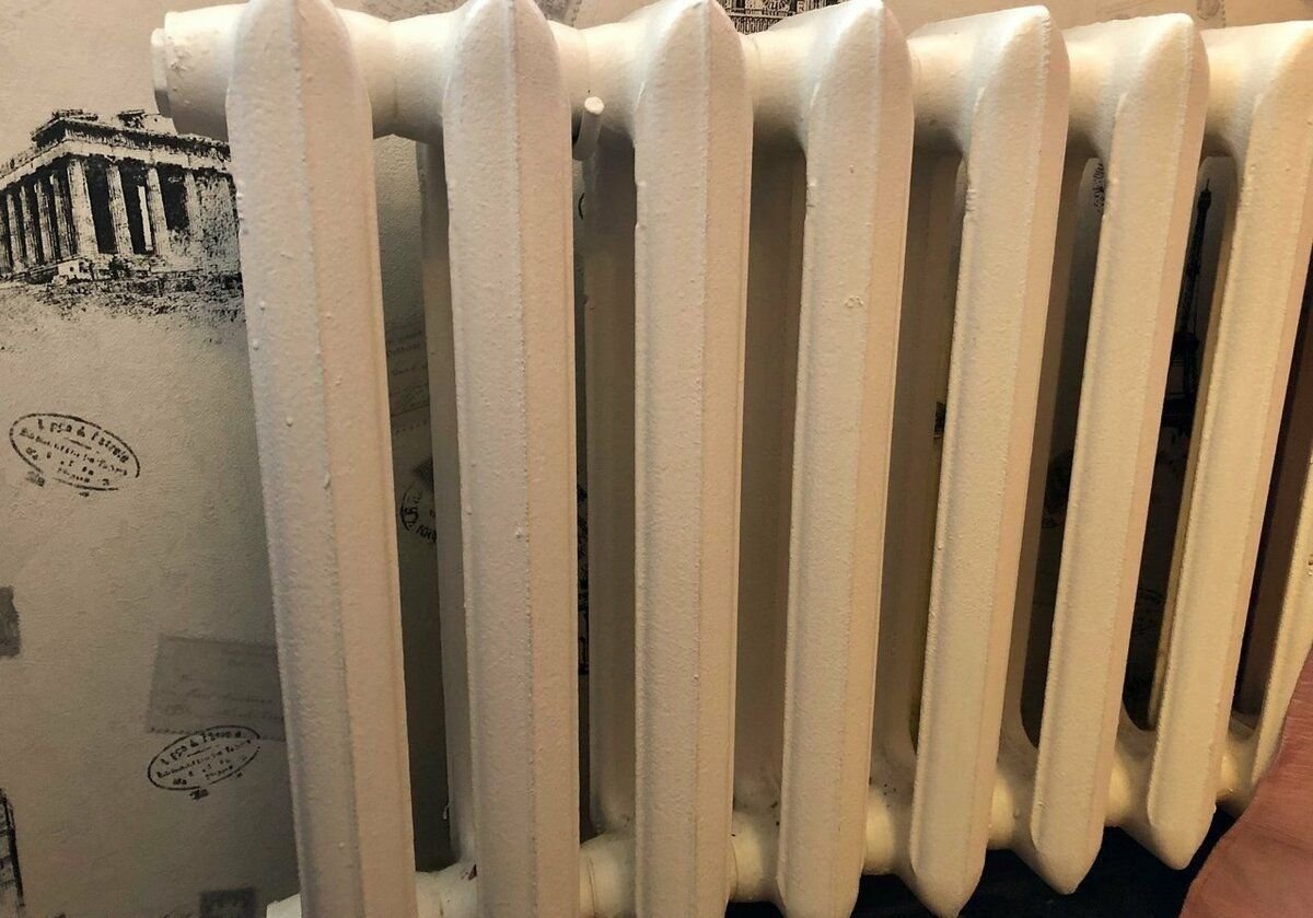 Как я мою чугунные батареи между секциями | Несколько минут - и все ...