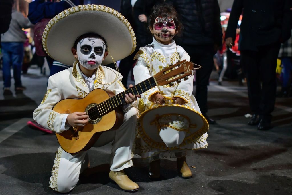 Disfraces muertos mexicanos