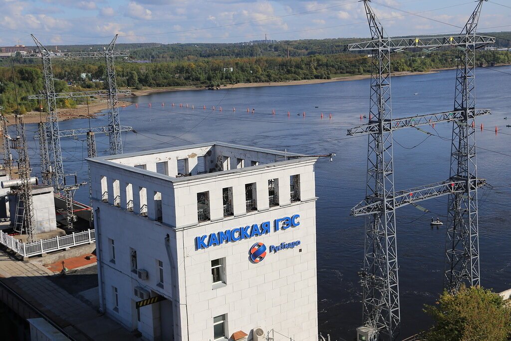 Камская гэс рисунок