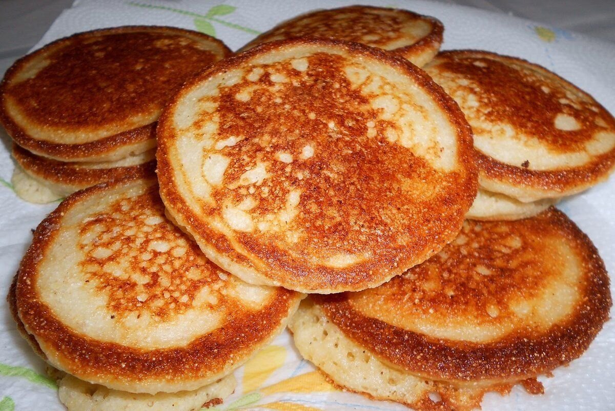 Ютуб кулинария выпечка из манки оладьи