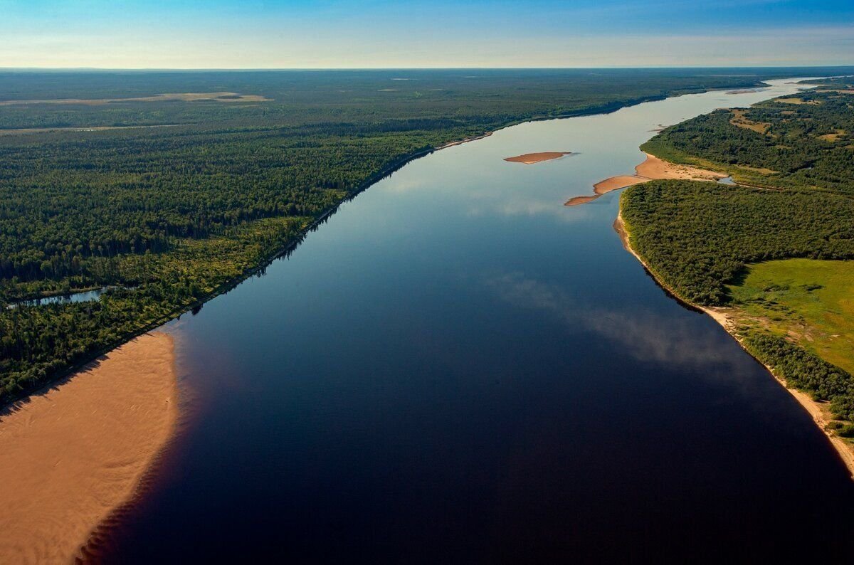 Самая большая река в России