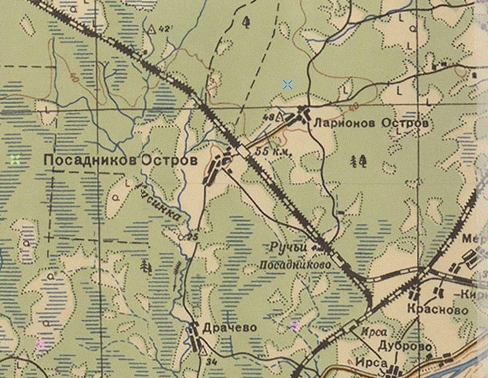 Посадников остров киришский район карта