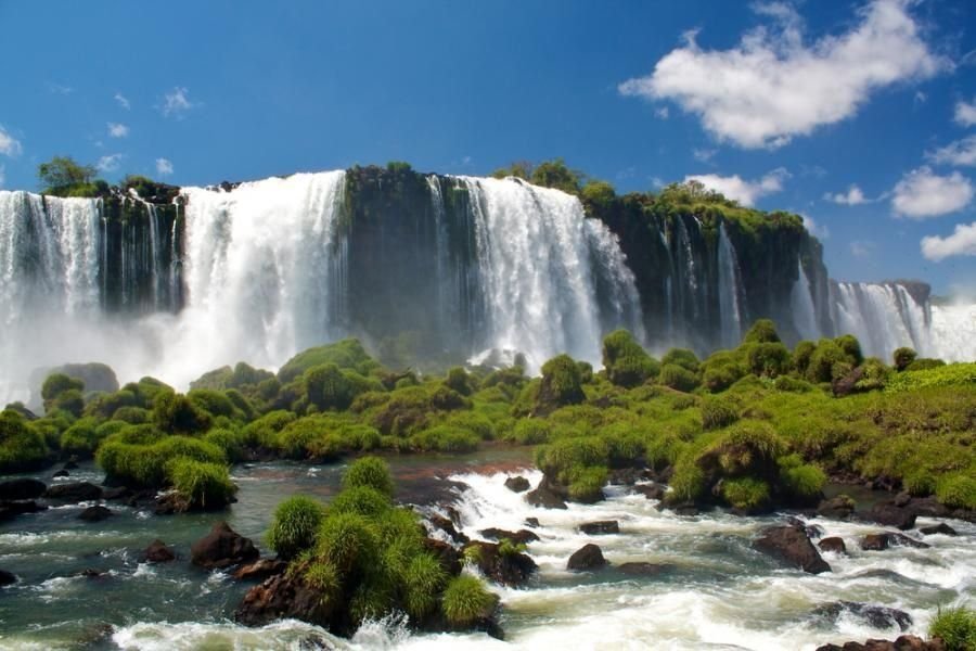 Водопады фото самые красивые с движением воды