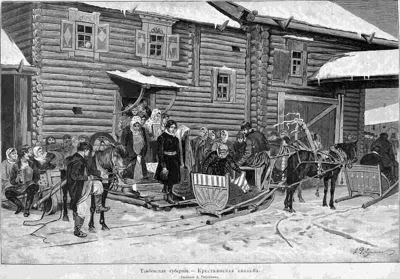 Крестьяне стали свободными. «Крестьянская свадьба в Тамбовской губернии» (1880). Быт крестьян 18 века в России. Городские окраины 19 века в России. Деревня второй половины 19 века.