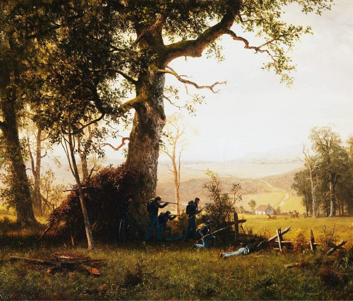 Природа в романе. Guerrilla Warfare Альберт Бирштадт. Albert Bierstadt Партизанская. Альбер Бирштадт лагерь охотников, 1861. А́льберт Би́рштадт (1830 – 1902) осень.