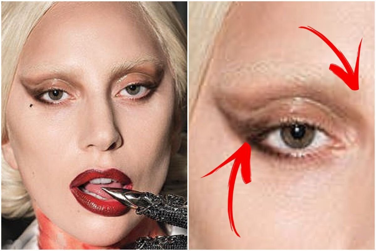 Ужасно смешно: Макияж Леди Гаги, который не стоит повторять