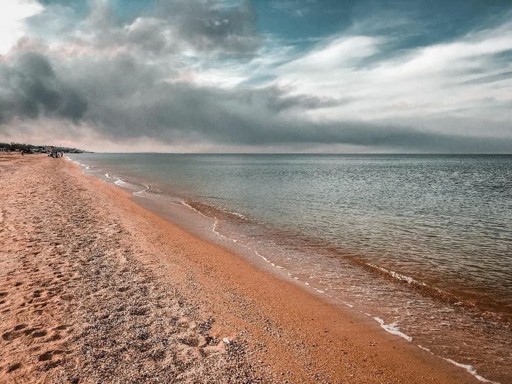 Азовское море с голубицкая