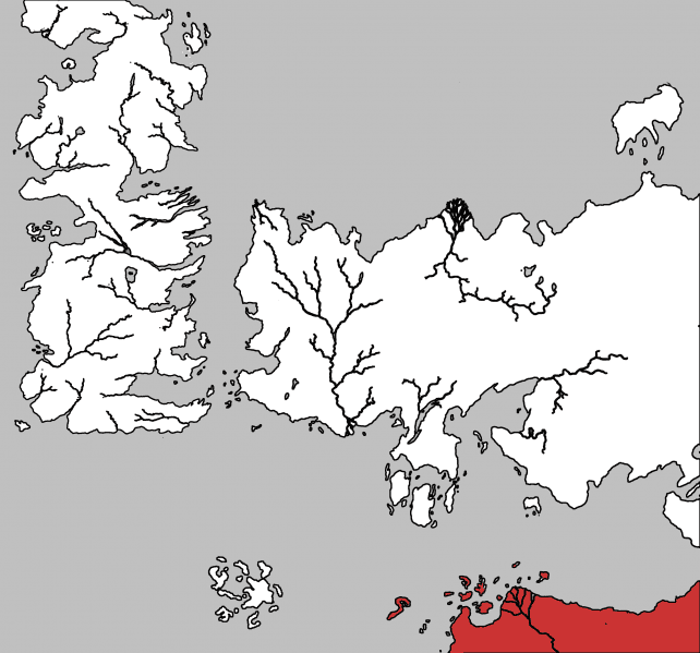Карта эссоса игра престолов