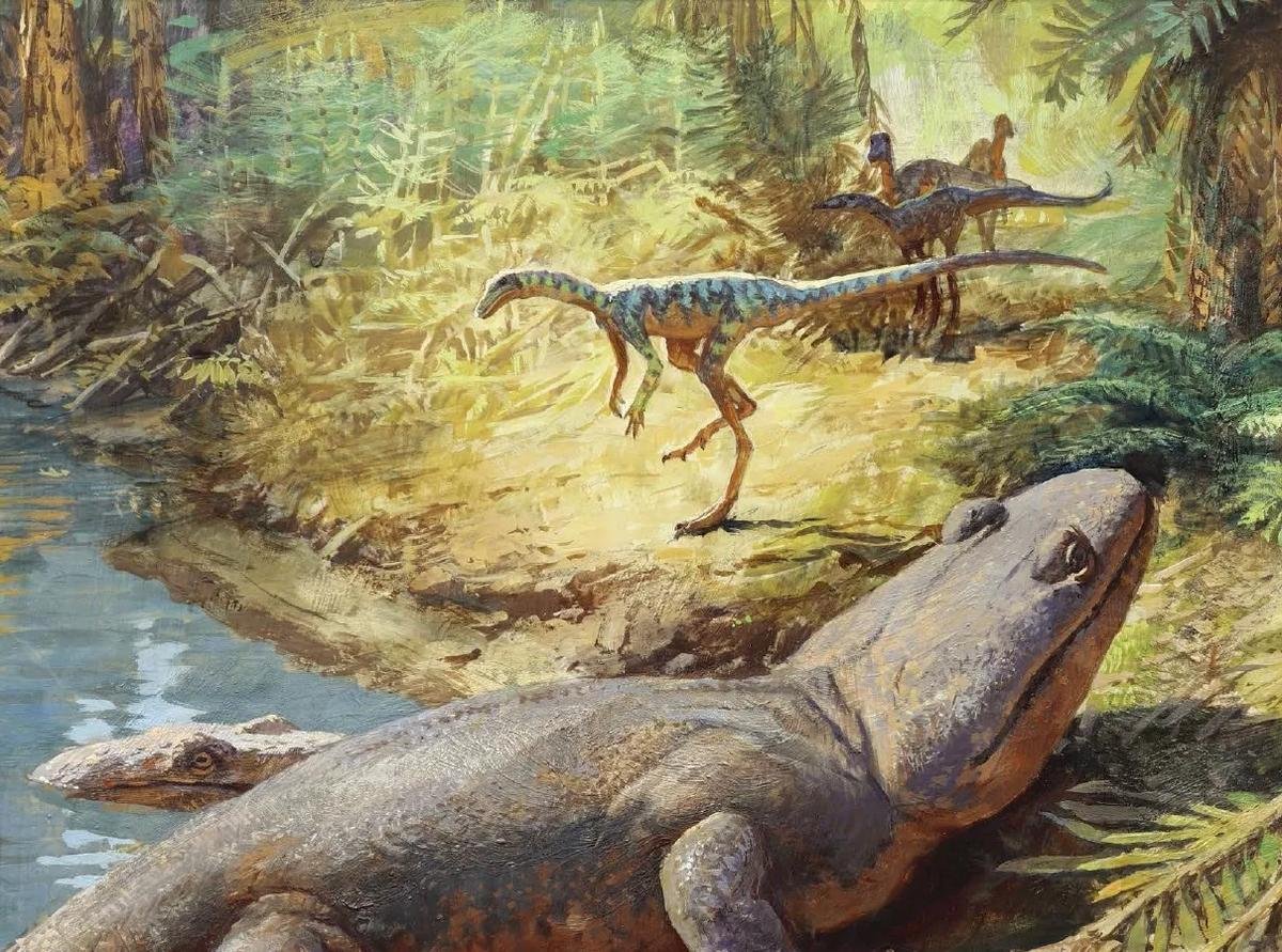 Стегоцефал динозавр