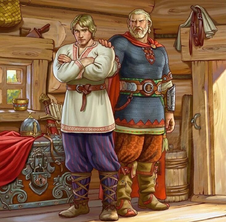 Сказки и былины рисунок