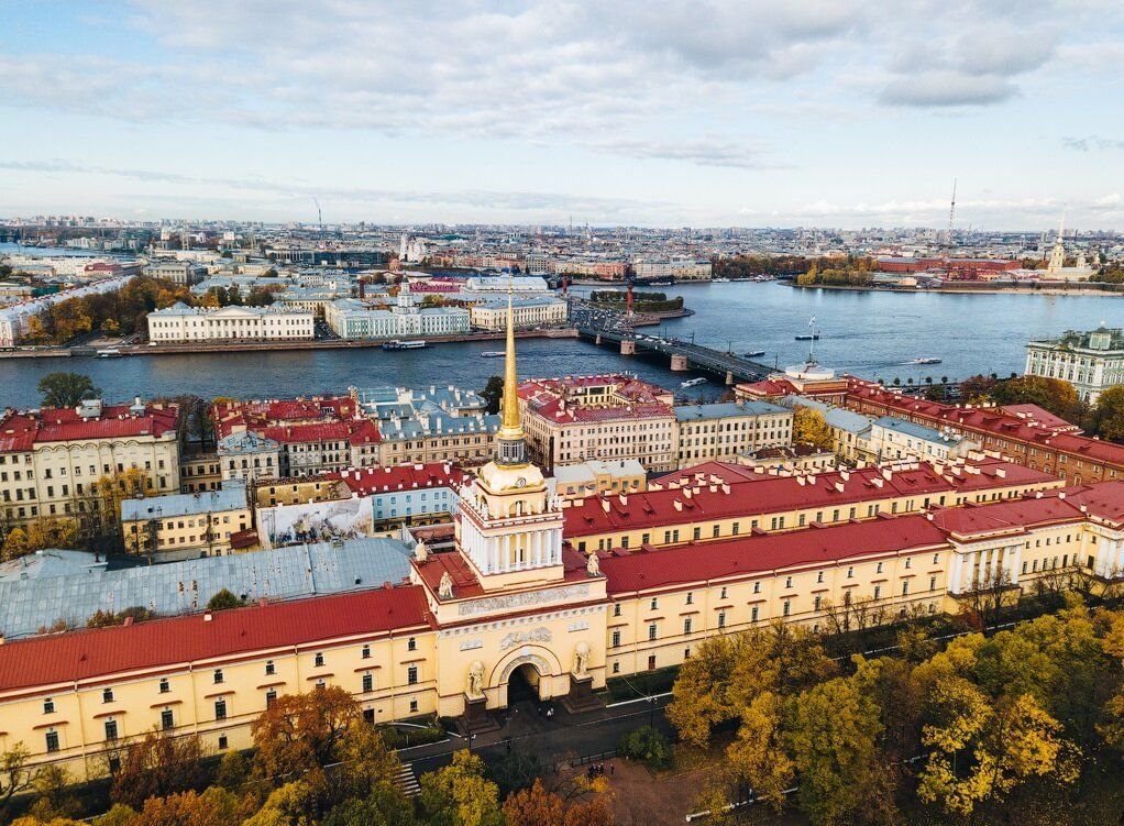 Адмиралтейство вид сверху фото