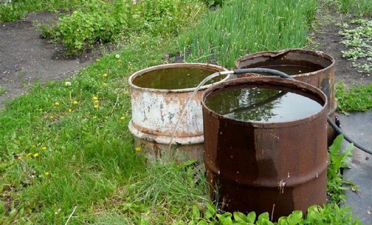 Бочку другую с водой. Бочка для полива огорода. Бочка в огороде. Бочка для воды. Бочка для воды на дачу.