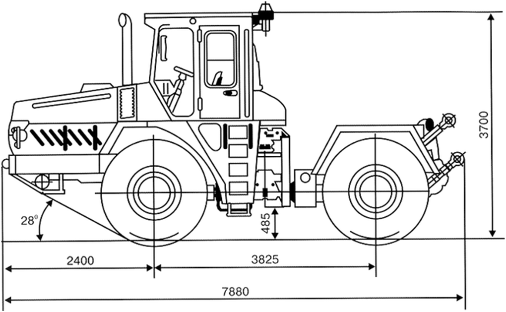 Чертежи трактора к 700
