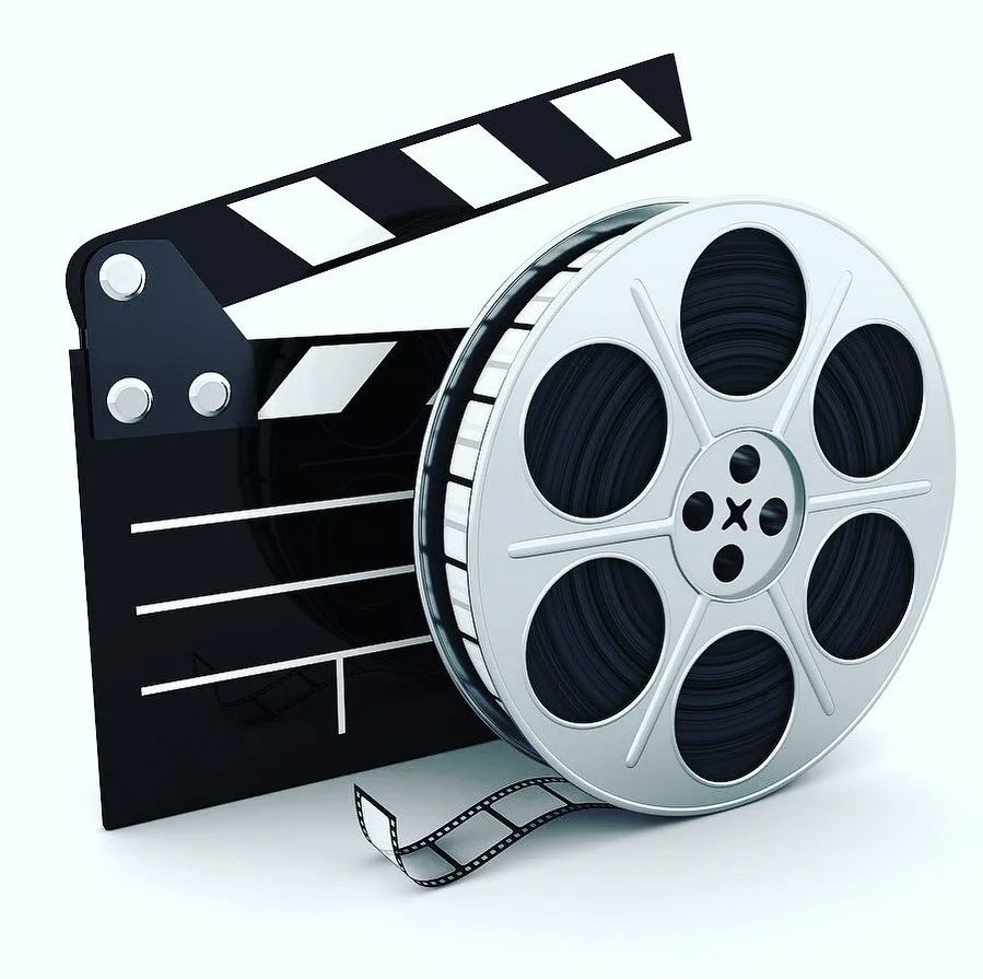 атрибуты кинематографа. кинопленка. кинолента. звук киноленты. кинематограф.