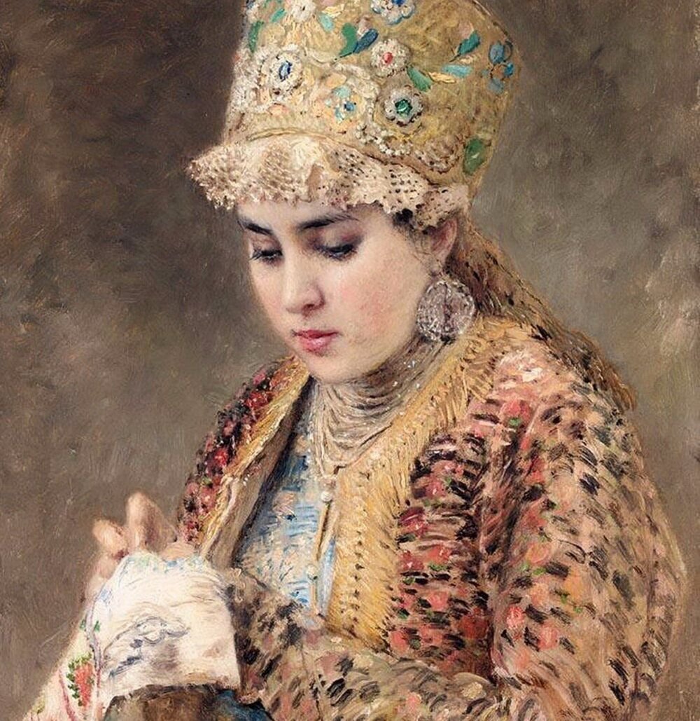 Васнецов боярышня картина
