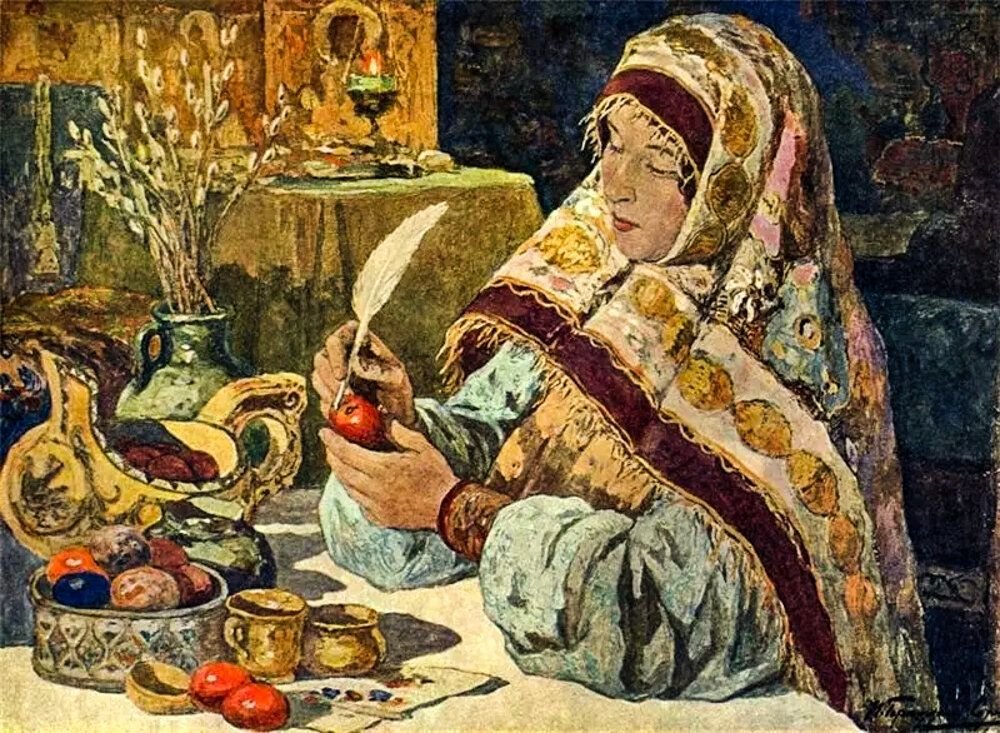 Картины к пасхе известных художников