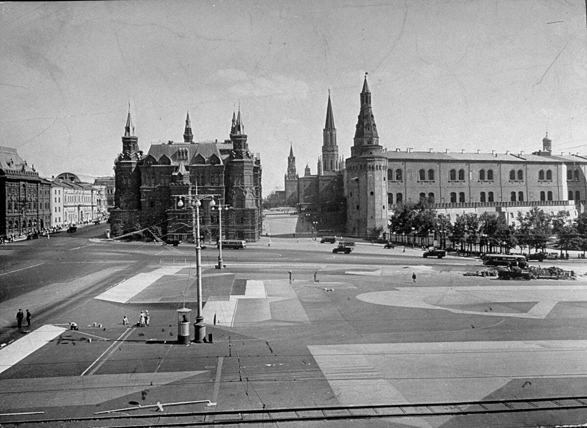 Манежная площадь 1900