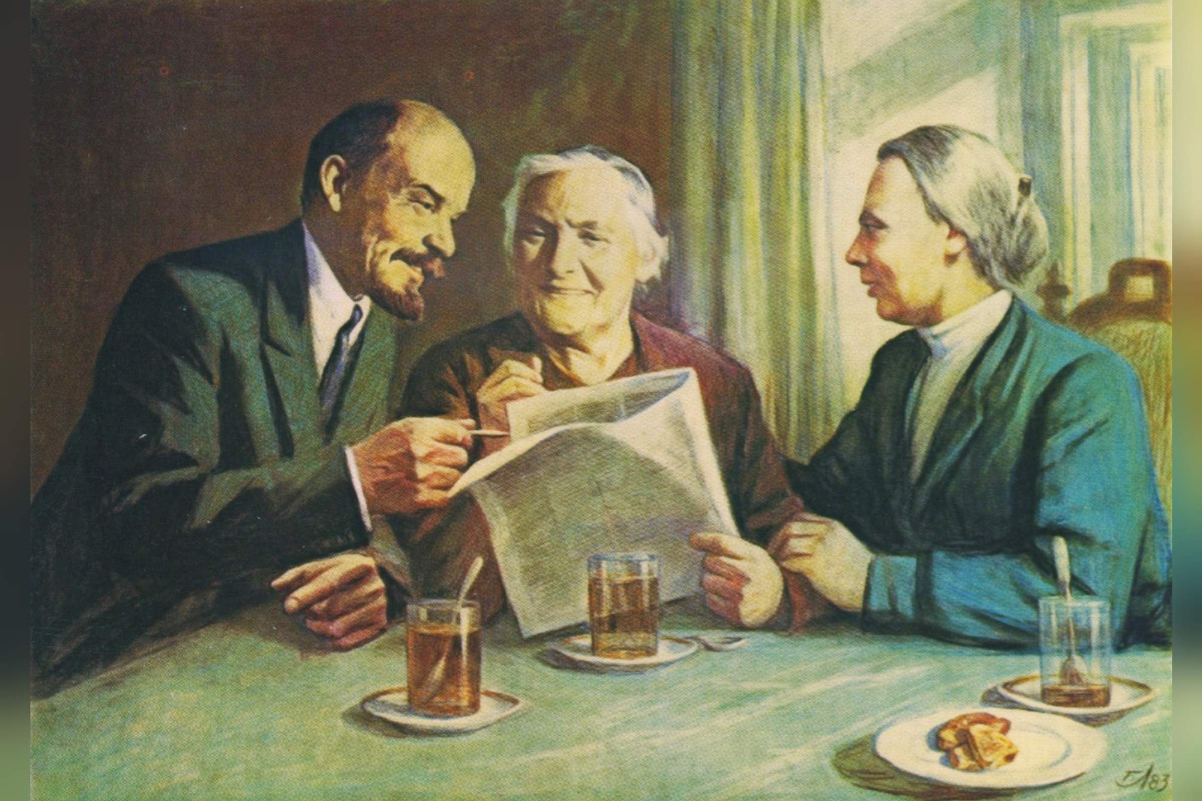 Клара Цеткин и Ленин