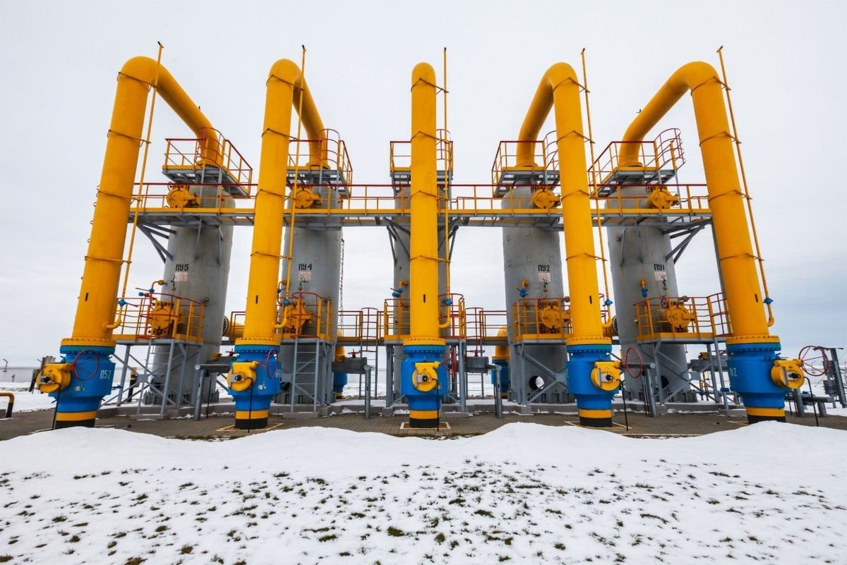 Хранилища газа в ПХГ Украины