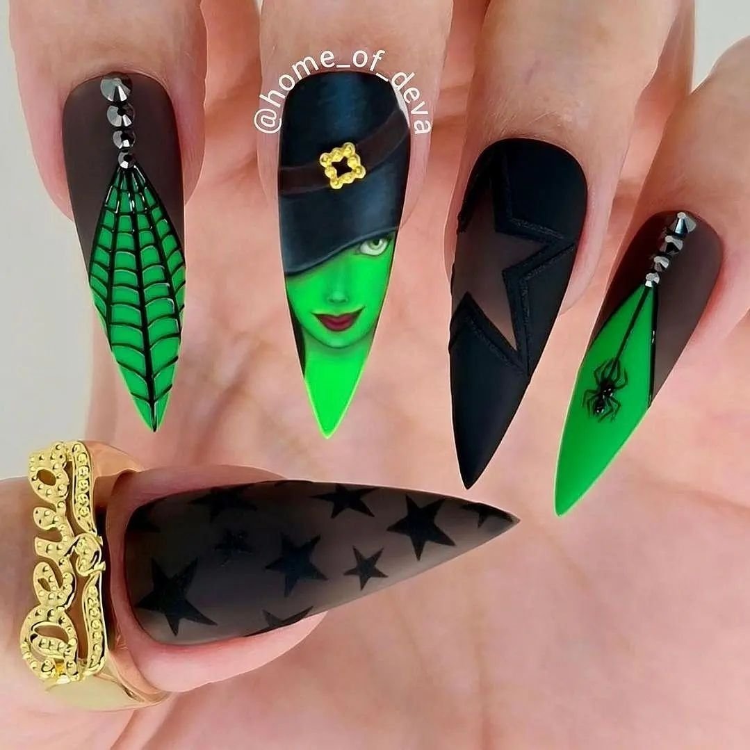 Ногти на Хэллоуин 2020