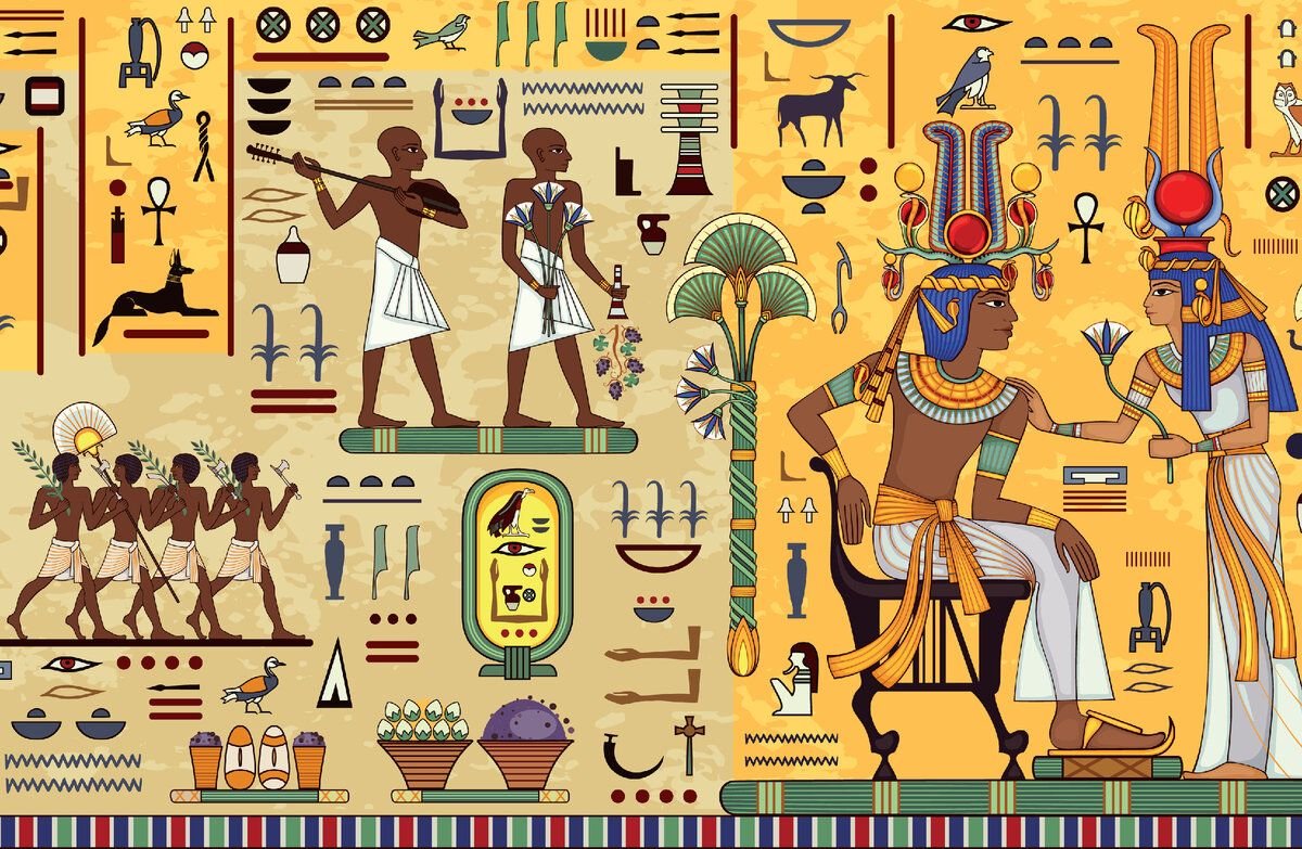 Цветовая гамма древнего Египта