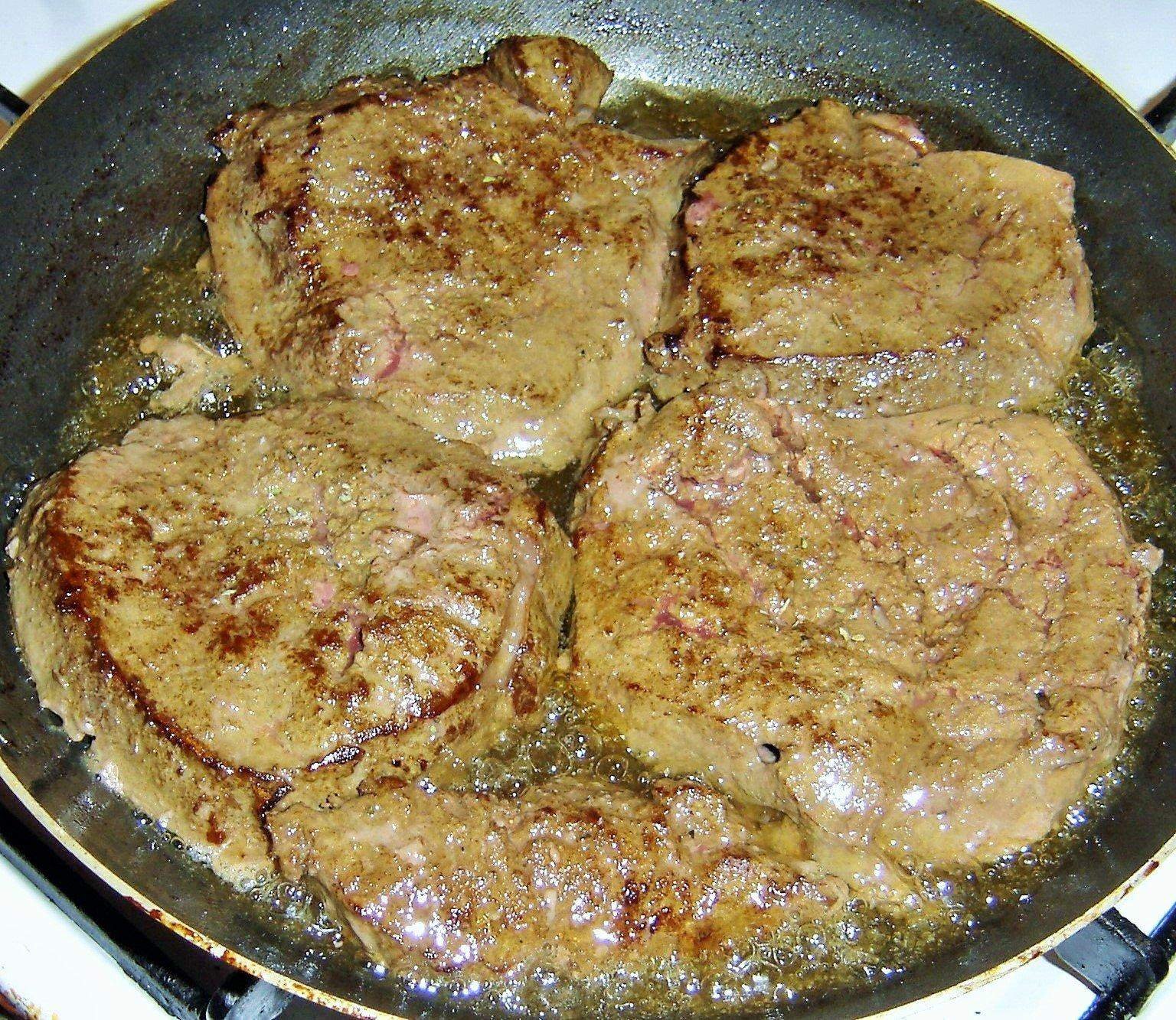Рецепты свиной печени на сковороде простые