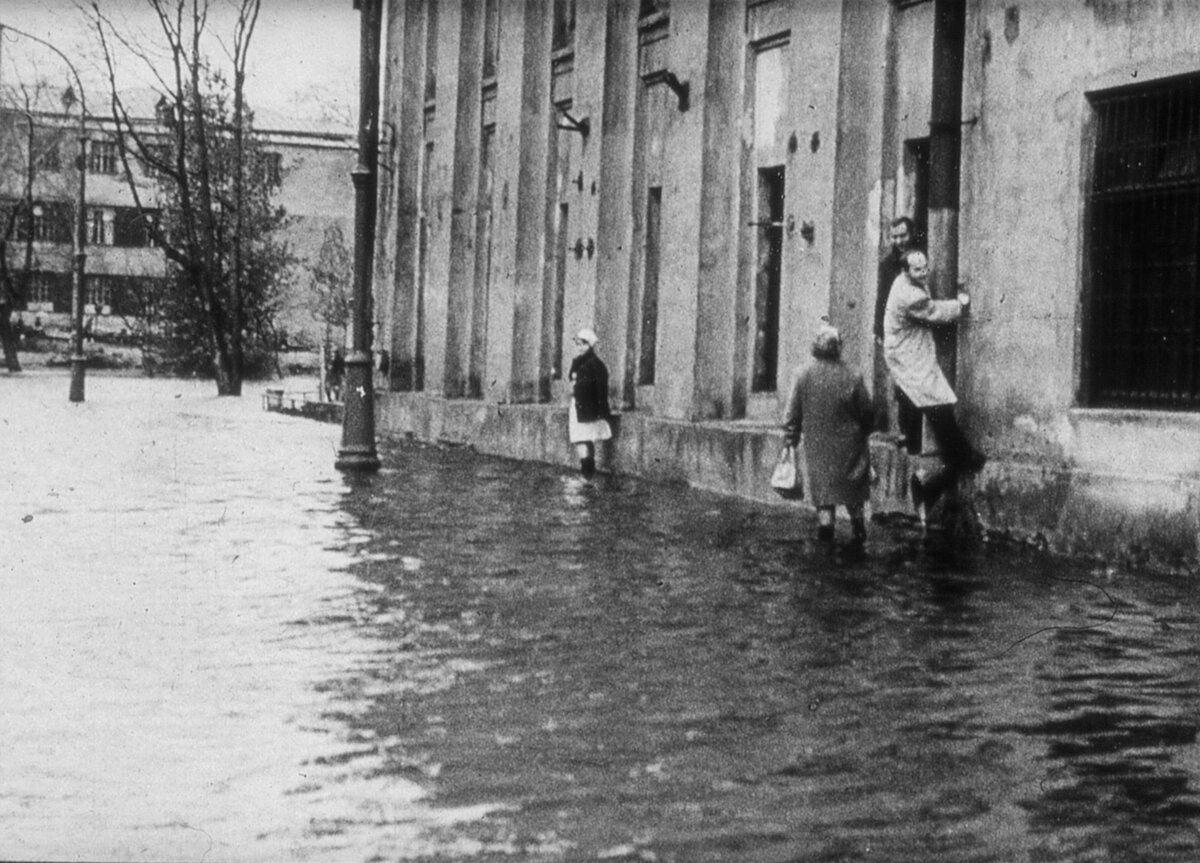 Наводнение 1955 года в Петербурге Ленинград