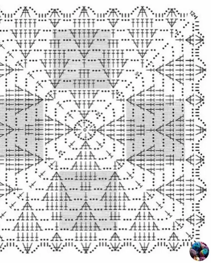 Пледы из квадратов крючком схемы и описание фото