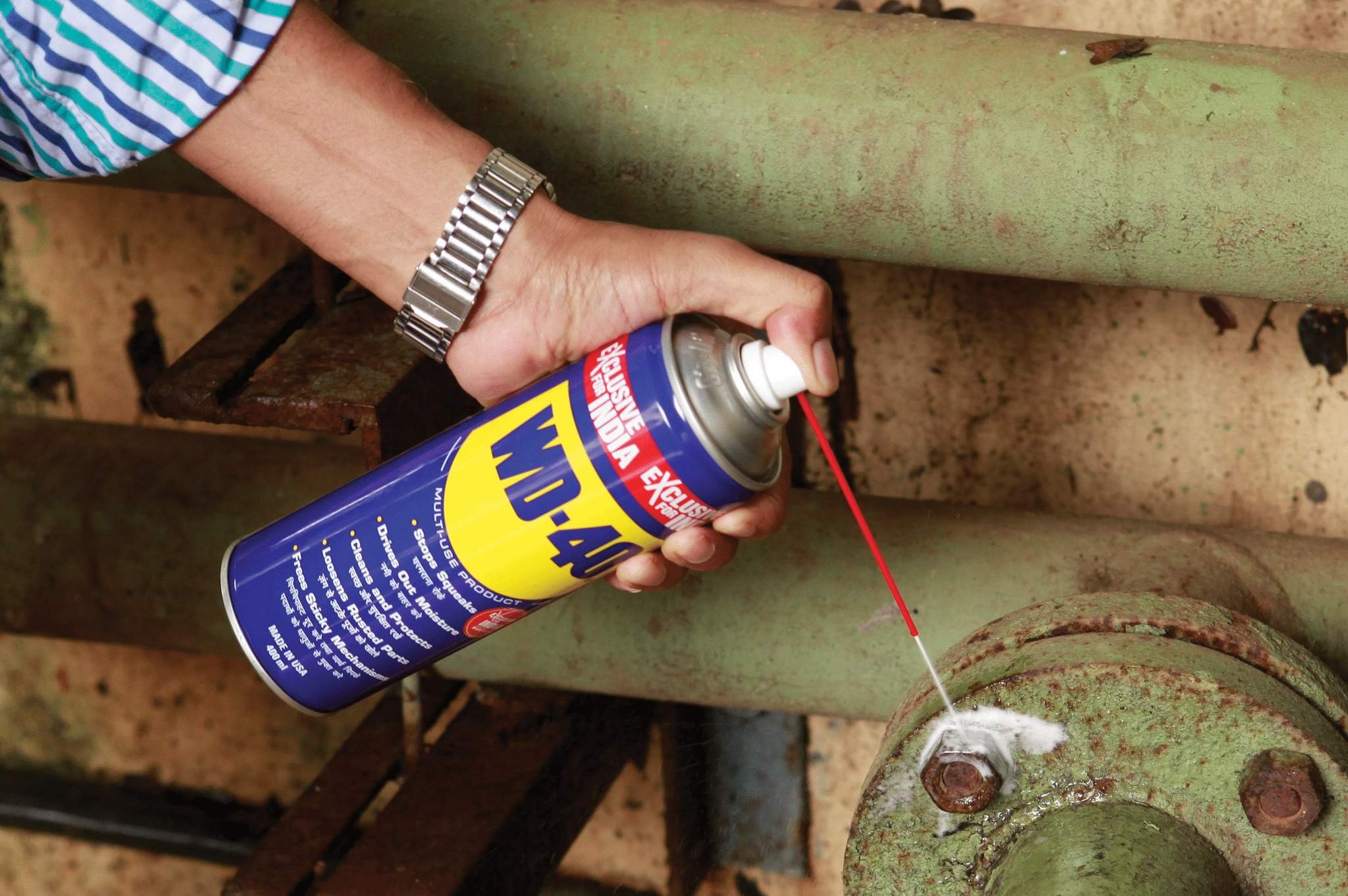 WD 40 болты от ржавчины