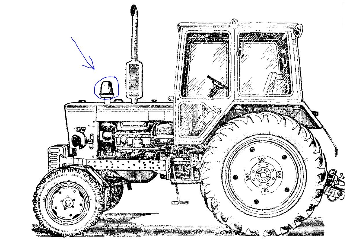 Как нарисовать трактор мтз 82
