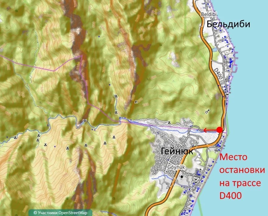 Карта гейнюка турция