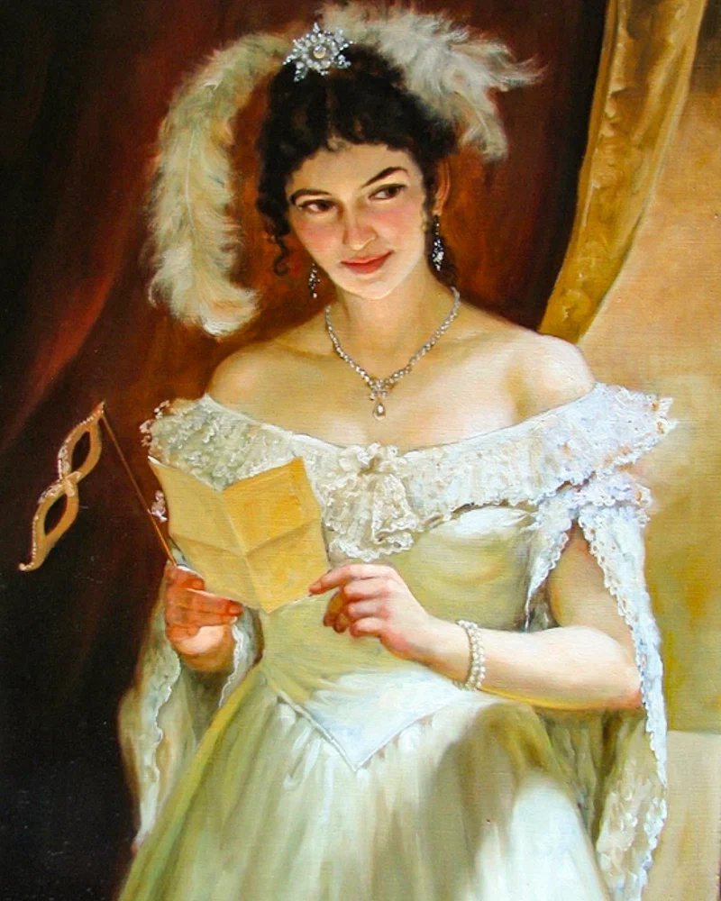 Женщины 19 века на картинах художников