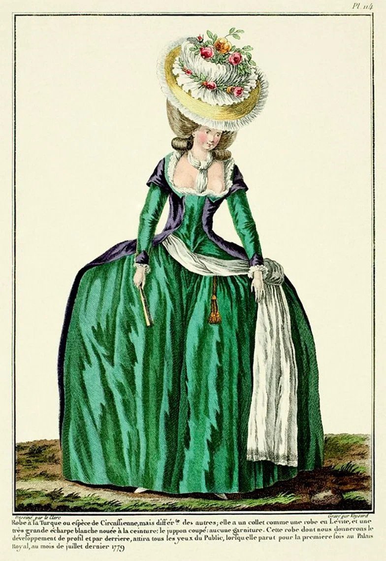 Франция 18 век костюмы