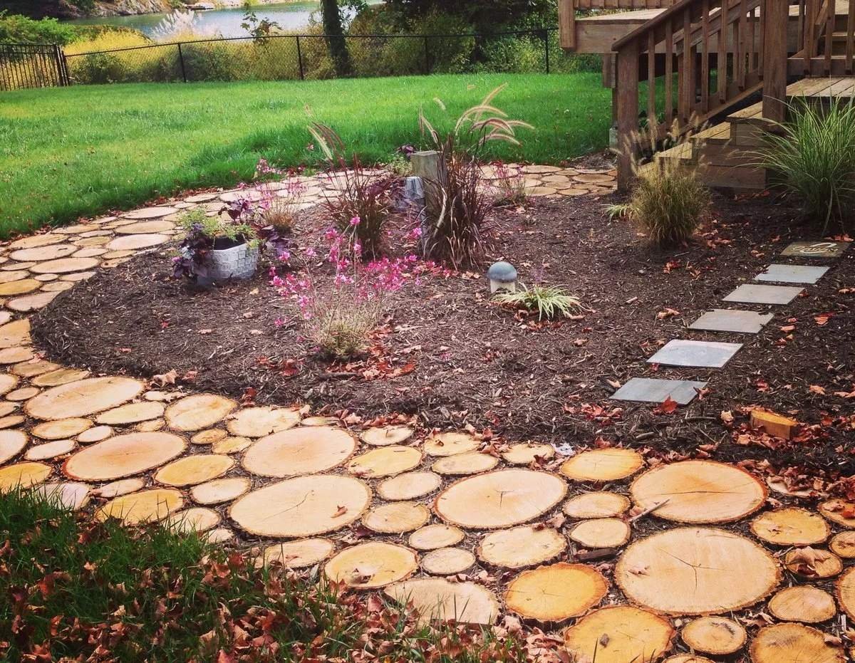 Дорожки из досок на даче своими руками