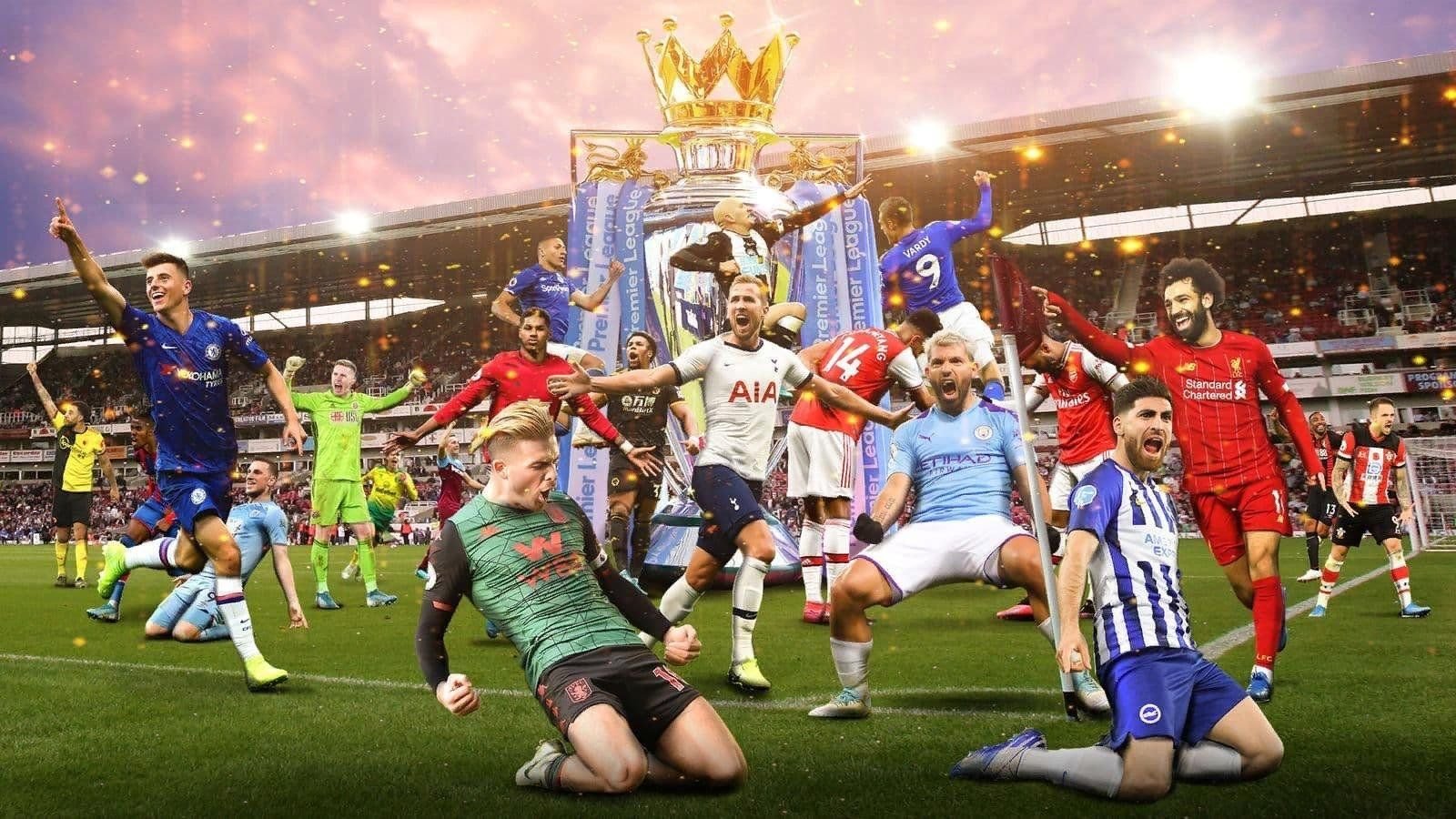 Играющий футбол английский. Английская премьер-лига 2020-2021. England Premier League. Футбольные Лиги. АПЛ футбол.