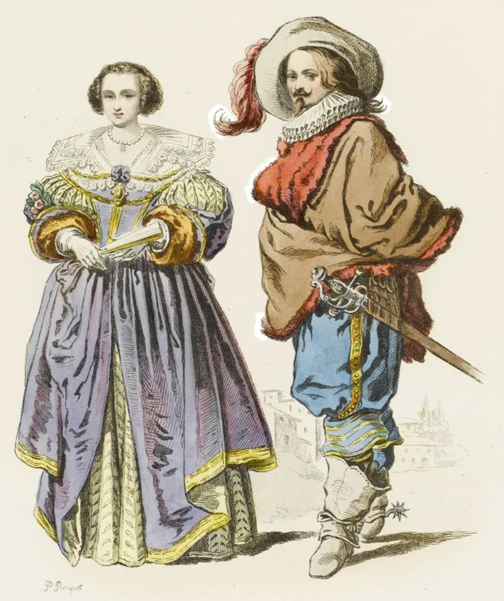Одежда людей 17 века. Костюм мушкетеров Франции 17 века.