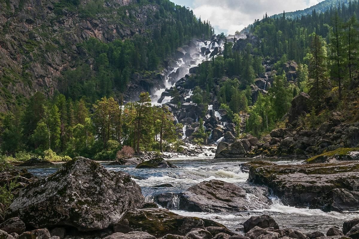 Водопад емурлинский республика алтай река емурла отзывы