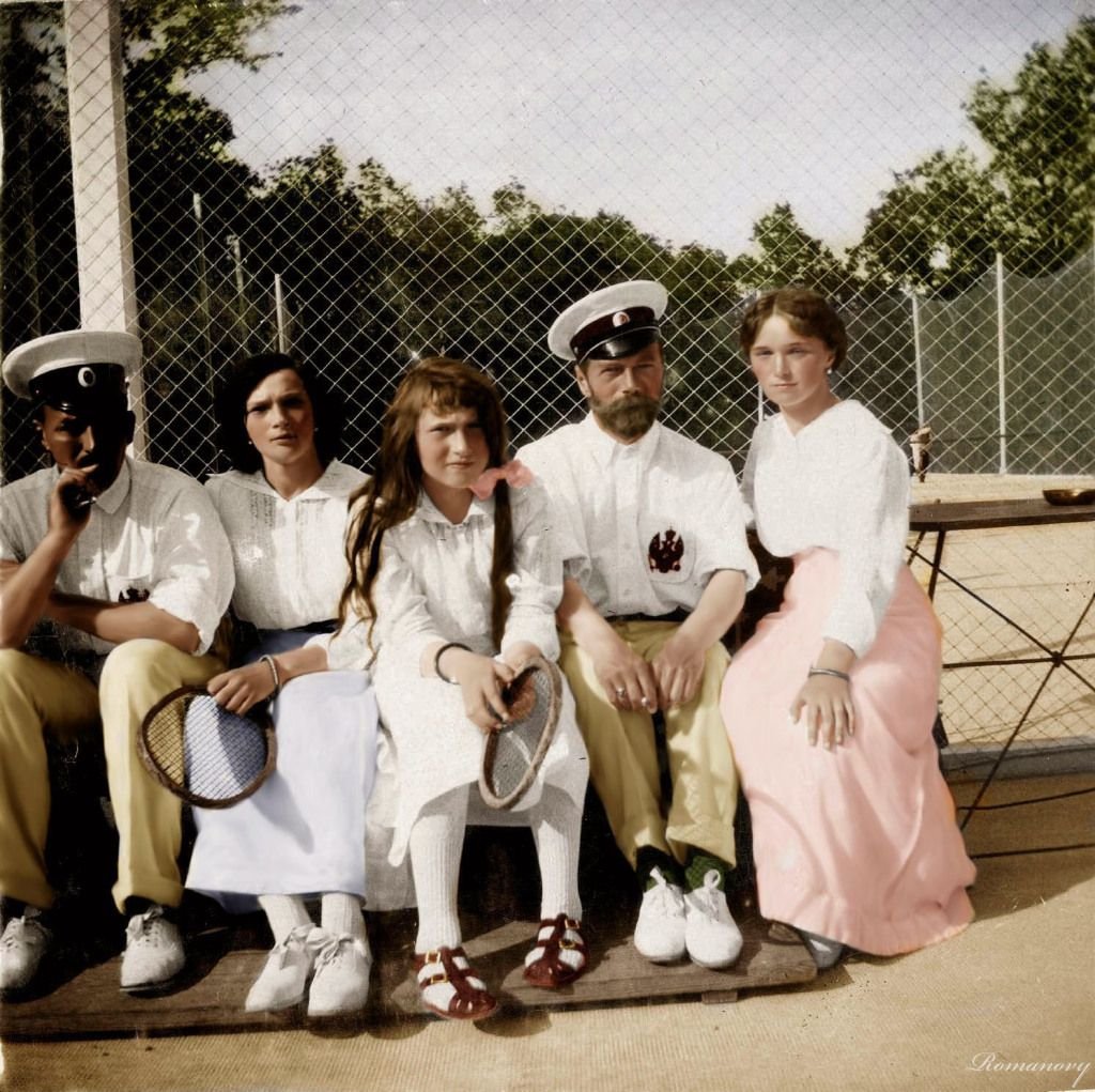 Цветные фото царской семьи