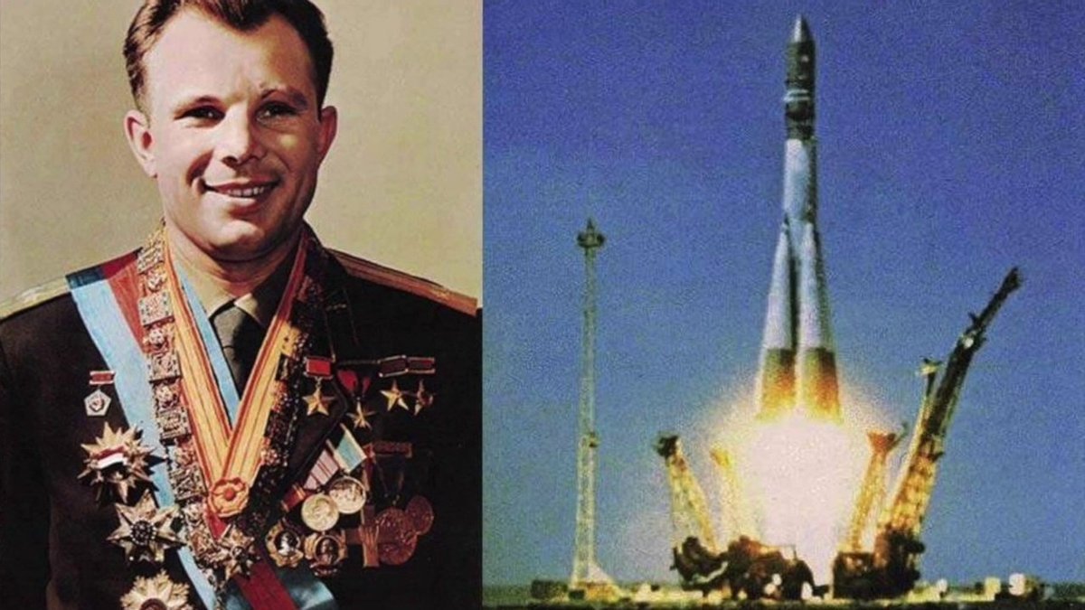 Первый полет в космос число. Первый полет Юрия Гагарина в космос.