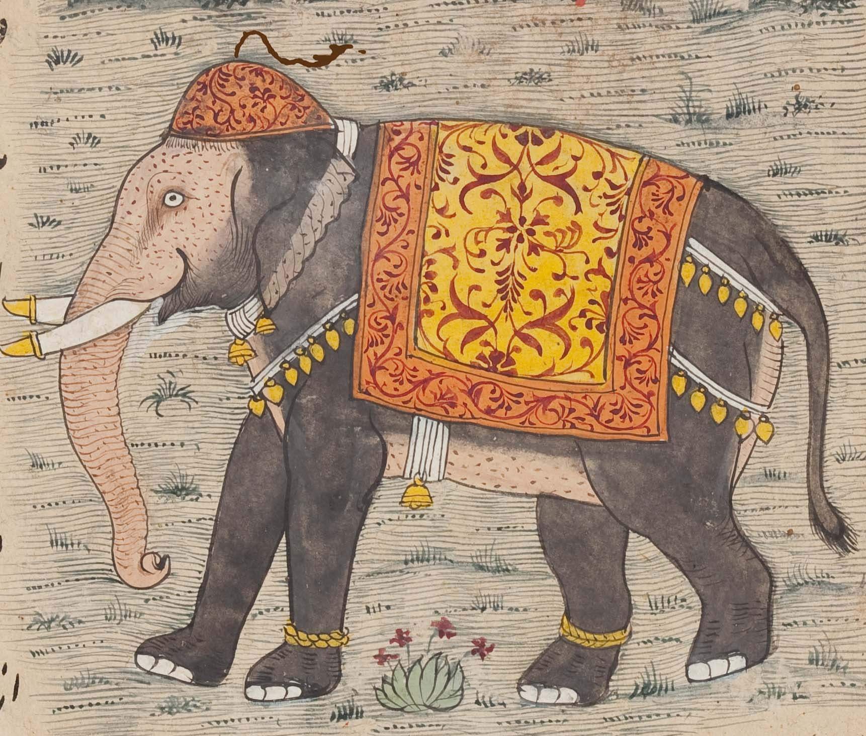 Индийские слоны Киплинг живопись