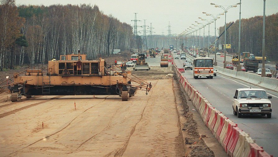 Дорога ссср. МКАД 1990. Реконструкция МКАД 1997. Реконструкция МКАД В 90-Х. МКАД В 1990 году.