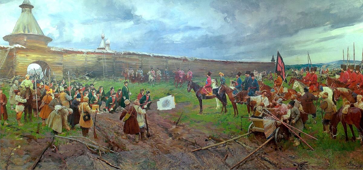 Битва у села коломенского. Восстание Пугачева Осада Казани. 1773-1775 –Восстание Емельяна пугачёва. • 1773. Восстание Емельяна пугачёва..