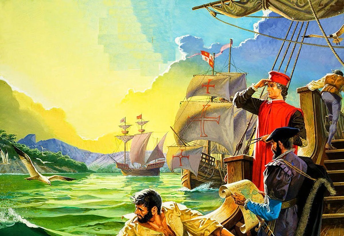 Первое кругосветное путешествие колумба. Америго Веспуччи корабли экспедиции. Америго Веспуччи открытие Америки. Первооткрыватель Колумб Первооткрыватели Колумб.